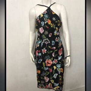 Venus Floral Midi Women’s Halter Dress